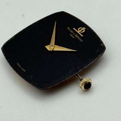 23.6mm Running Vintage Baume & Mercier 1050 Manual Wind Watch Movement PARTS