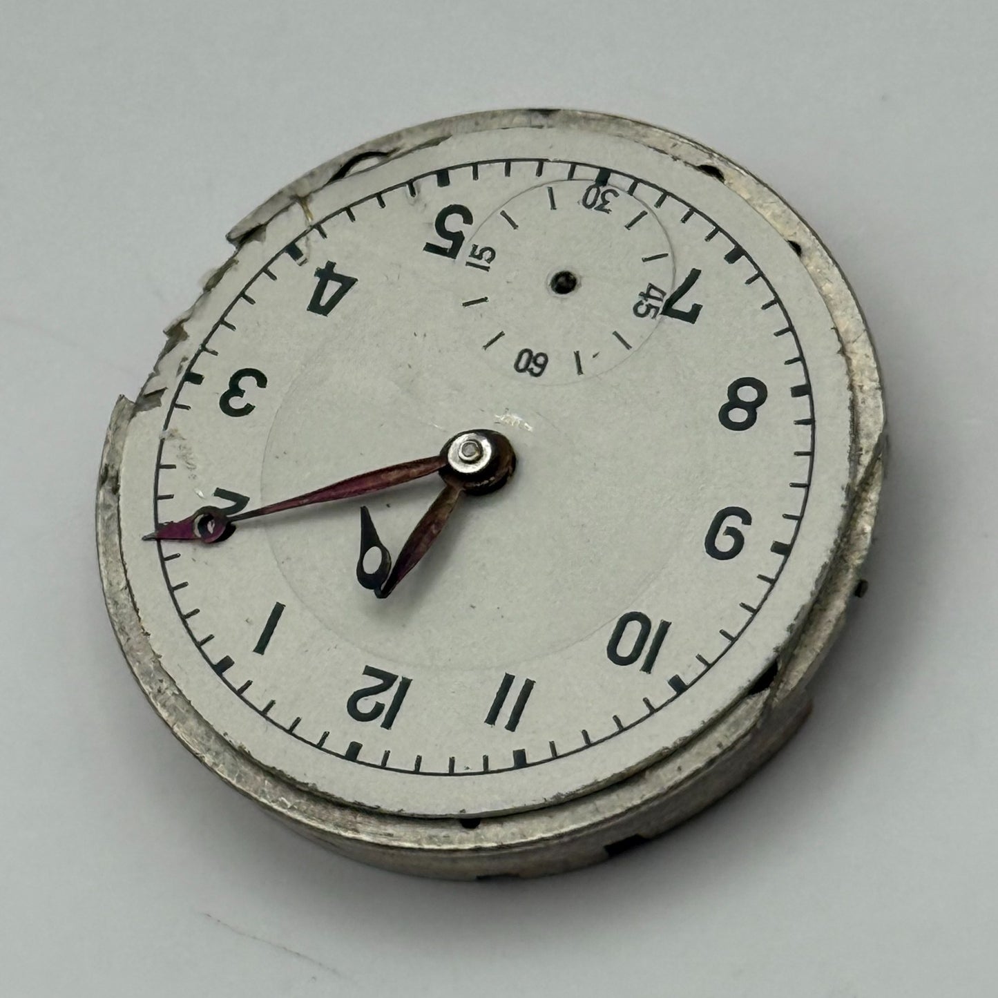 Majex EW 585 Watch Movement Manual Wind Vintage Swiss 15 Jewels Parts 26.8mm