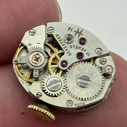 13mm Ladies Hamilton Cal 16 Swiss Manual Wind Vintage Watch Movement PARTS