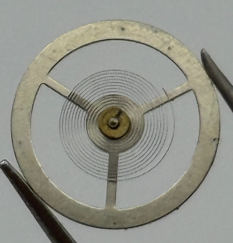 EB 8800 Balance Wheel Complete And Spring 12’’’ 1309 Watch Movement Parts NOS