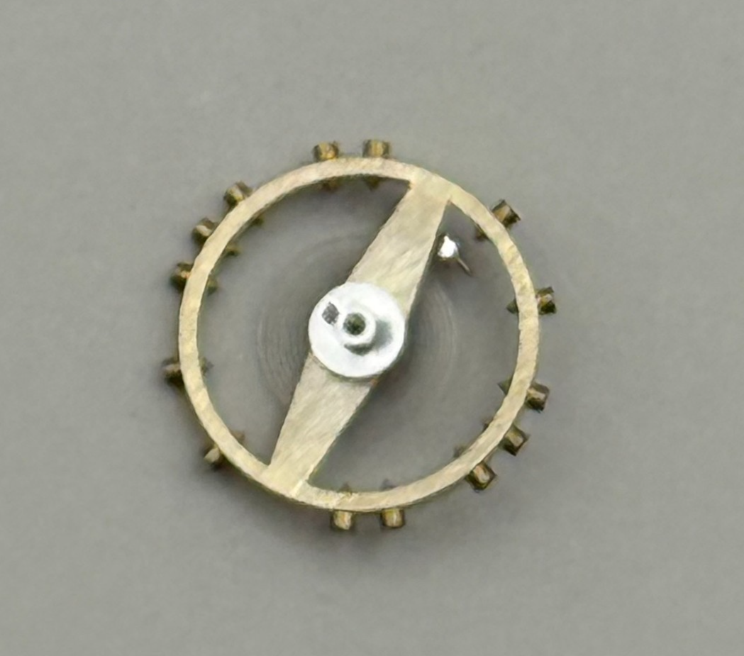 Derby 40 Balance Wheel Complete And Spring  8¾’’’102 M Watch Movement Parts NOS