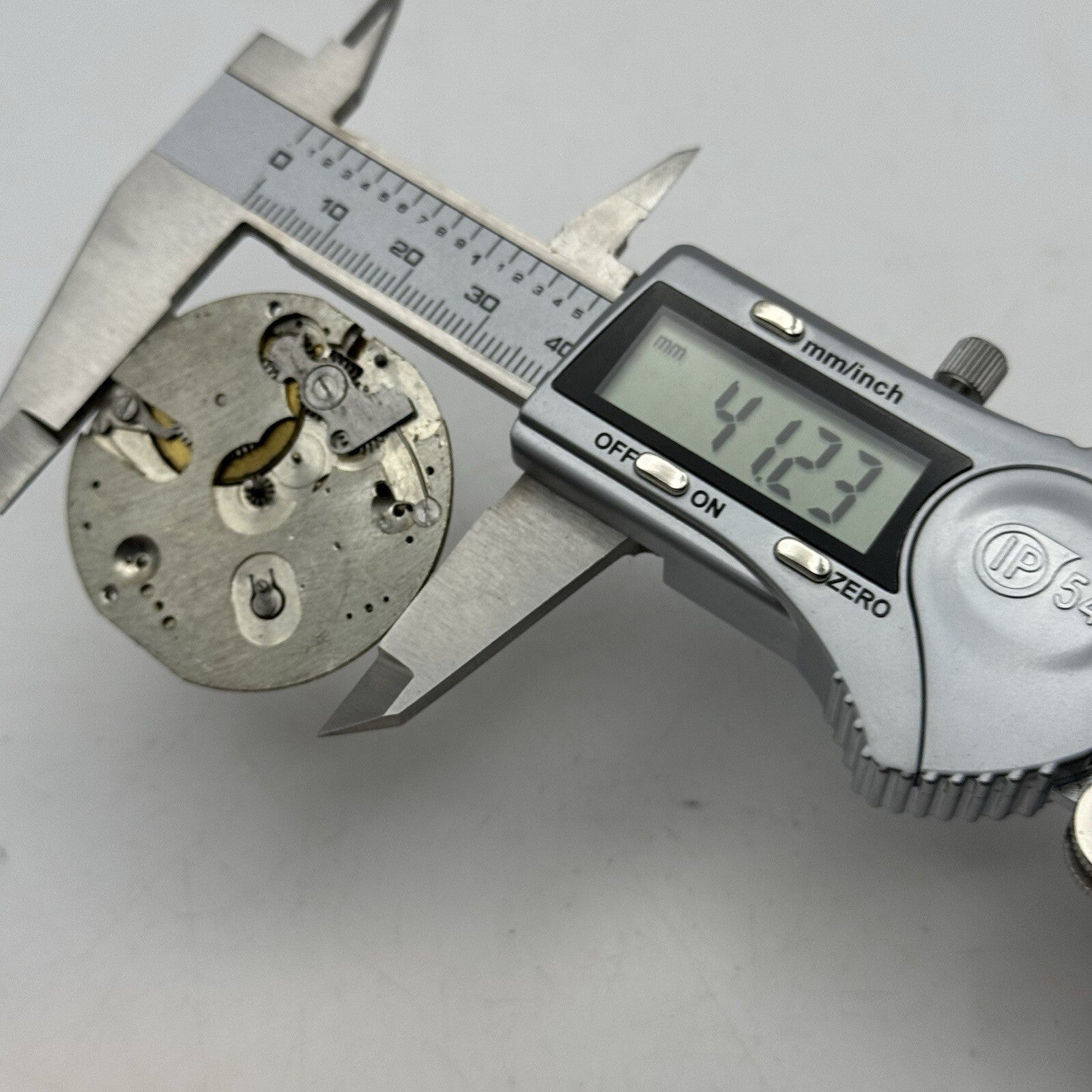 41.2mm Unidentified Interesting Pocket Watch Movement FOR PARTS Restore
