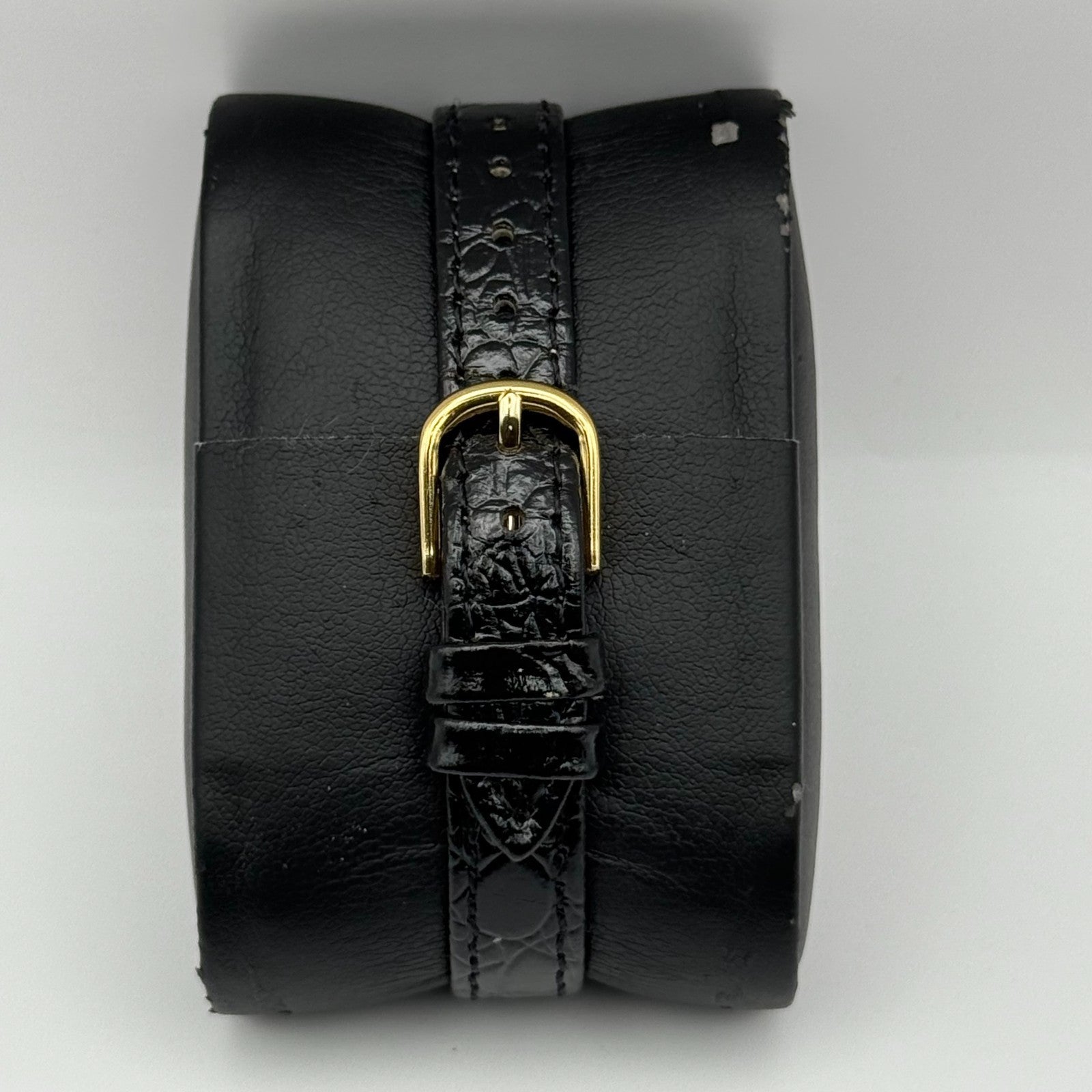 Limit Ladies Quartz Watch White Dial Crystal Accents Leather Strap Working 22mm