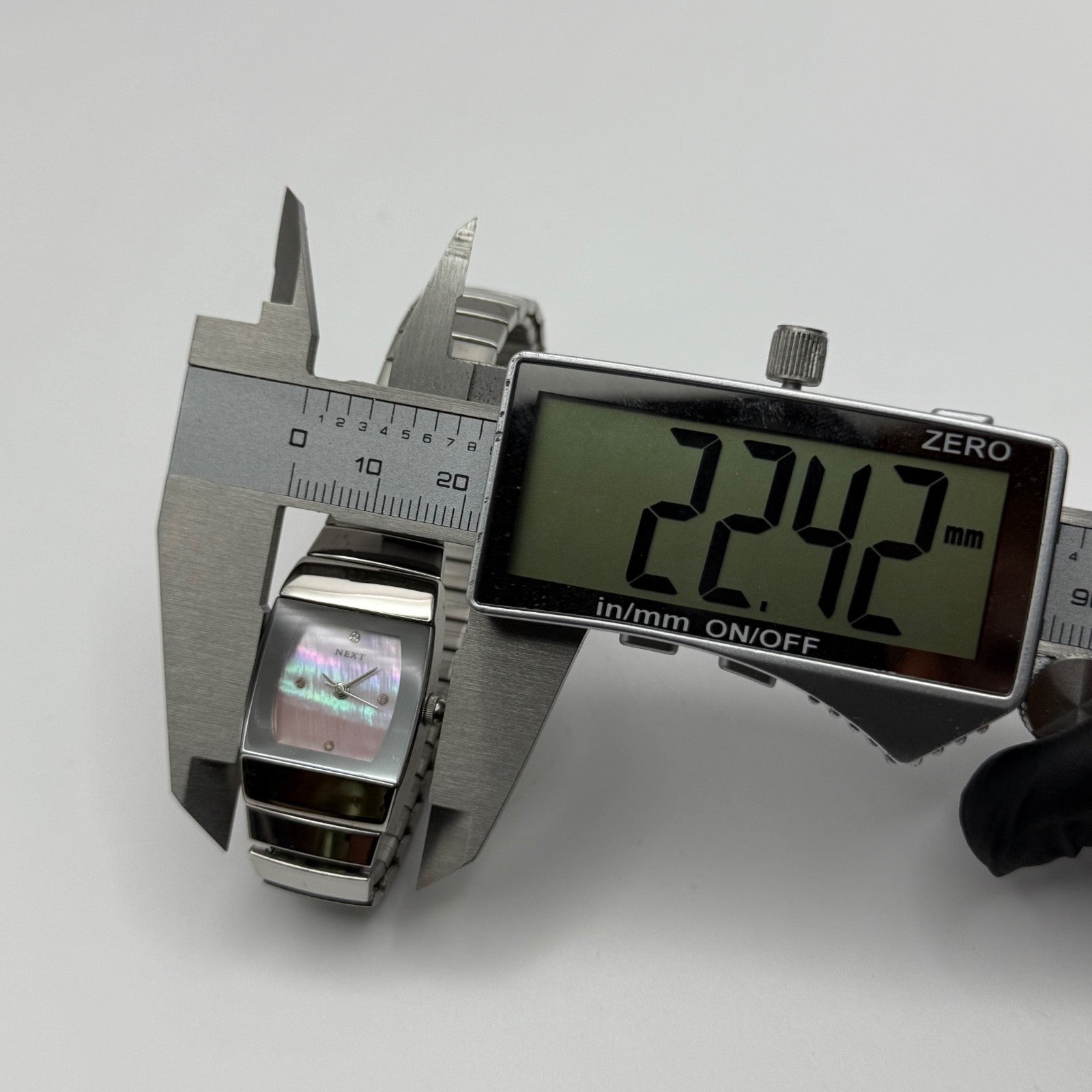 Ladies Next Quartz Watch ICW Pink Dial Steel Expandable Strap 20mm Working