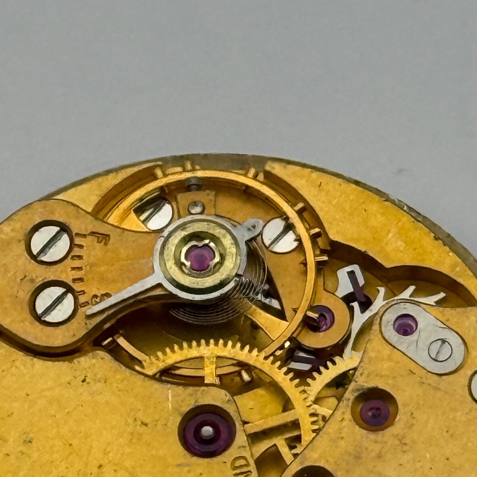 Smiths De Luxe Garrard 18 Jewels Watch Movement Manual Wind Vintage Parts 26.8mm