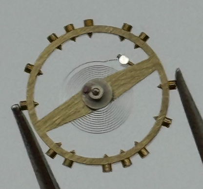 AS 984 Balance Wheel Complete And Spring  10½’’’ 30 M Watch Movement Parts NOS