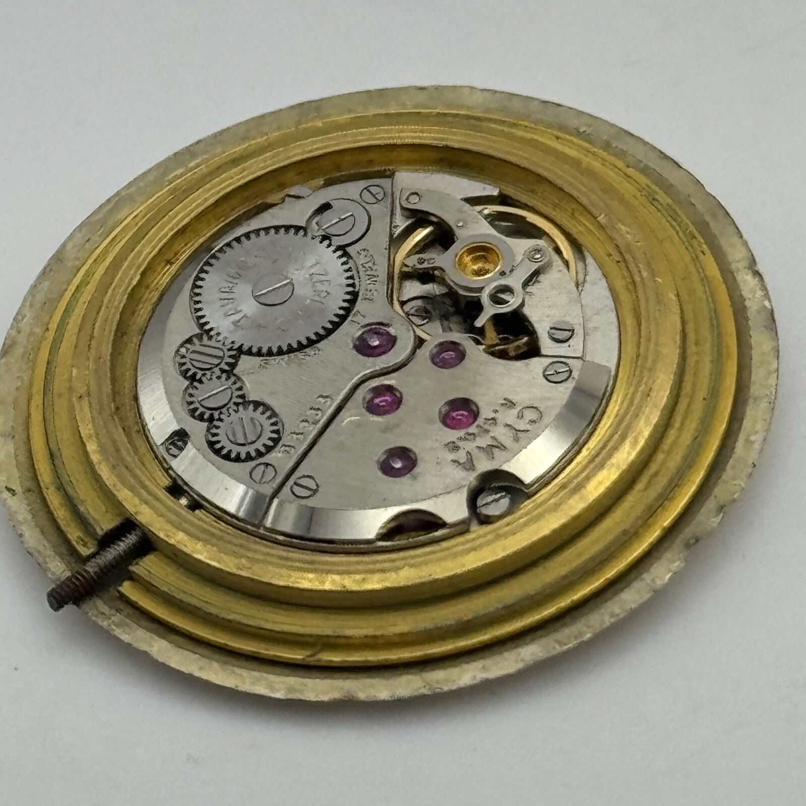 29.4mm Tavannes Cyma R474.2 Manual Wind Watch Movement Vintage Swiss PARTS SPARE