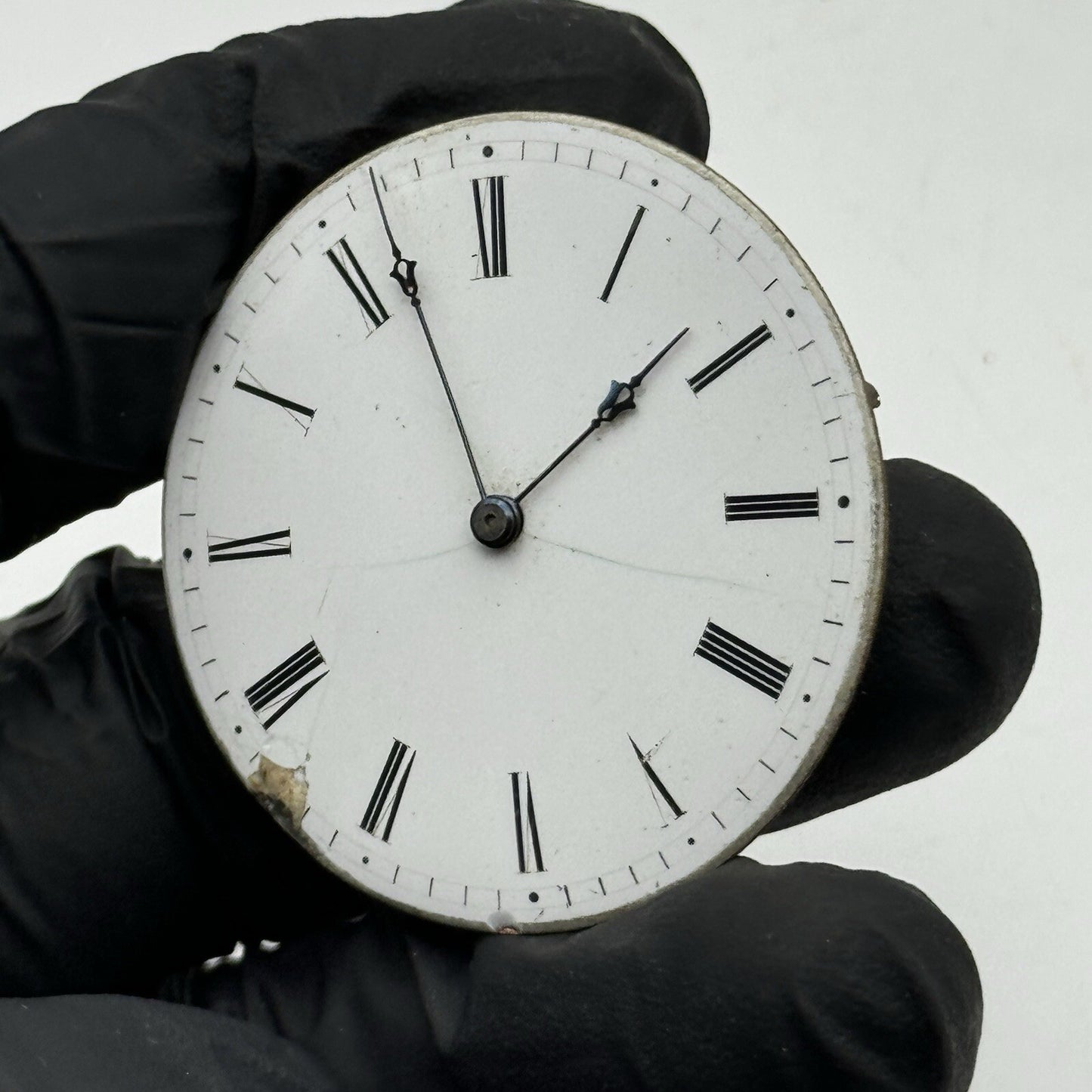 41.5mm 4mm Extra Thin Cylinder Escapement Pocket Watch Movement FOR PARTS REPAIR