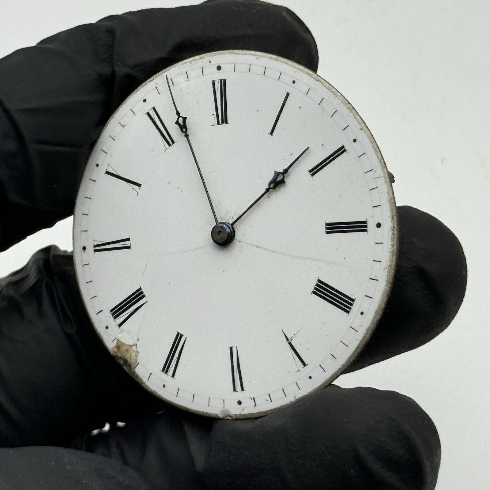 41.5mm 4mm Extra Thin Cylinder Escapement Pocket Watch Movement FOR PARTS REPAIR