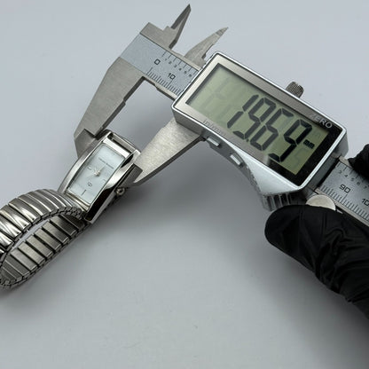 Gerard Pasquier Ladies Quartz Watch Silver Tone Expandable Band Working 19mm