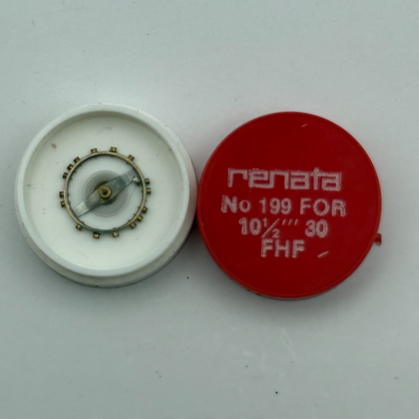 FHF 30 Balance Wheel Complete And Spring 10½’’’ 199 Watch Movement Parts NOS