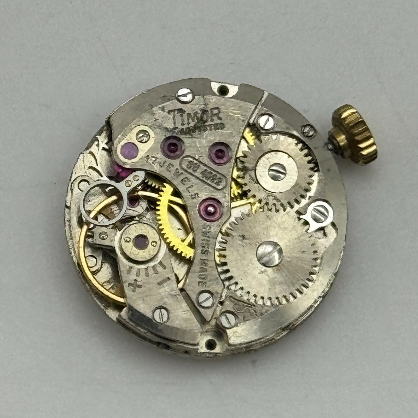 17.5mm Ladies Timor Felsa F 4022 Manual Wind Watch Movement Swiss Vintage PARTS