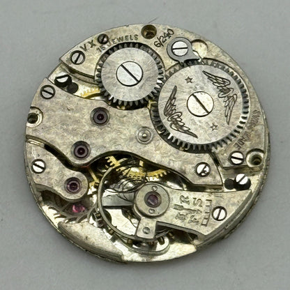 22mm Peseux Rotary 6/240 Swiss 15 Jewels Manual Wind Watch Movement PARTS SPARES