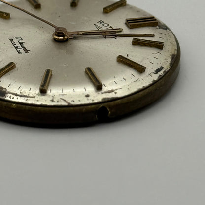 AS 1900/01 Watch Movement Rotary Manual Wind Vintage Swiss Parts Repair 25.2mm