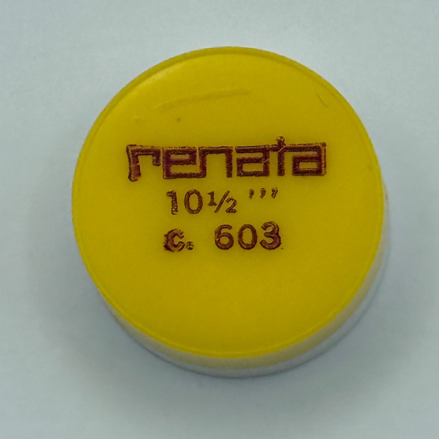 c.603 Balance Wheel Complete And Spring 10 1/2''' Watch Movement Parts NOS 