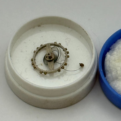 Busep 5 Balance Complete 5 1/4''' Renata 73 Watch Movement Parts Vintage DAMAGED
