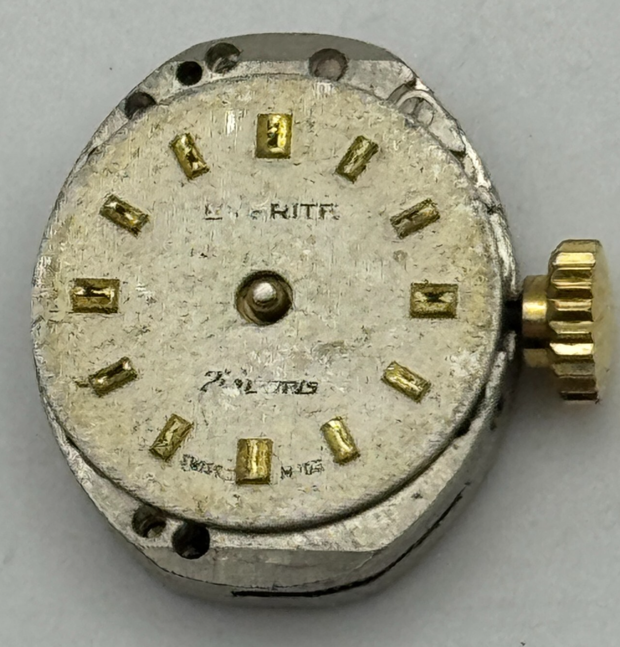 12.9mm Ladies Everite AS 1777 A Schild Manual Wind Swiss Watch Movement PARTS