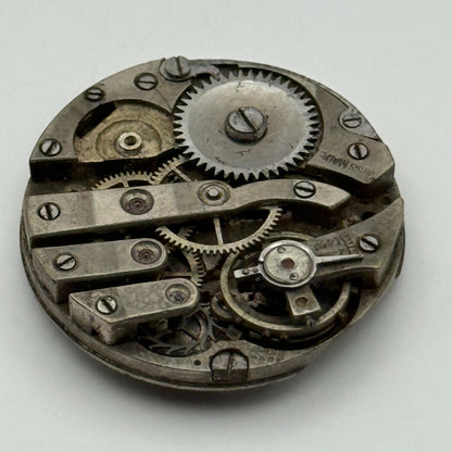 AS A Schild Swiss Watch Movement Manual Wind Vintage Parts Repair Spares 24.7mm