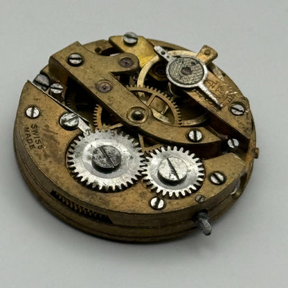 AS A Schild Antique Watch Movement Manual Wind Vintage Swiss Parts Repair 24.7mm