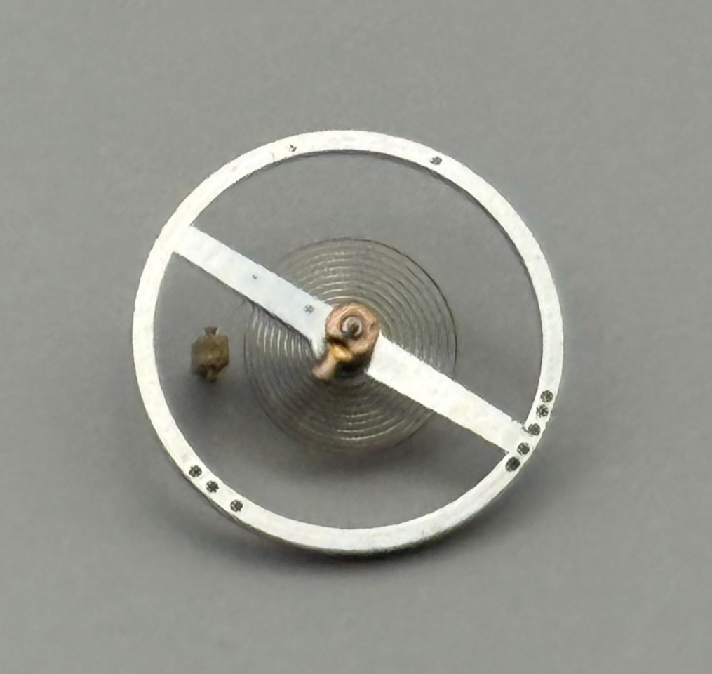 BFG 1582 Balance Wheel Complete And Spring 1558 Watch Movement Parts NOS
