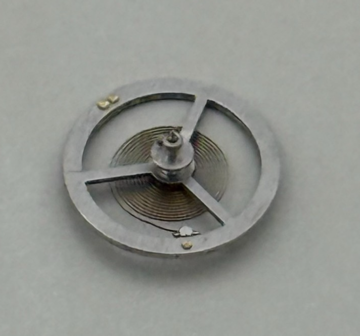 EB 1469 Balance Wheel Complete And Spring 117 Watch Movement Parts NOS 