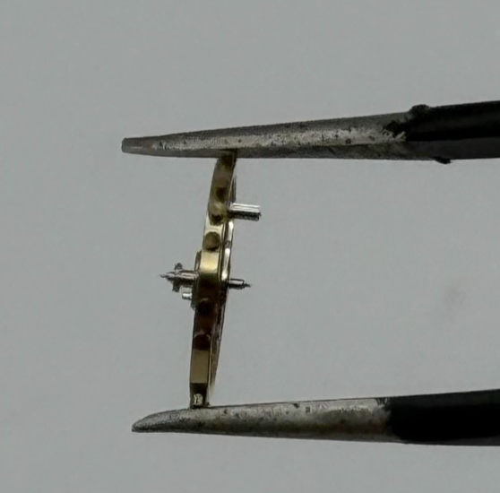 AV 41 Balance Wheel Complete And Spring 5 1/4’’’ Renata Watch Movement Parts NOS