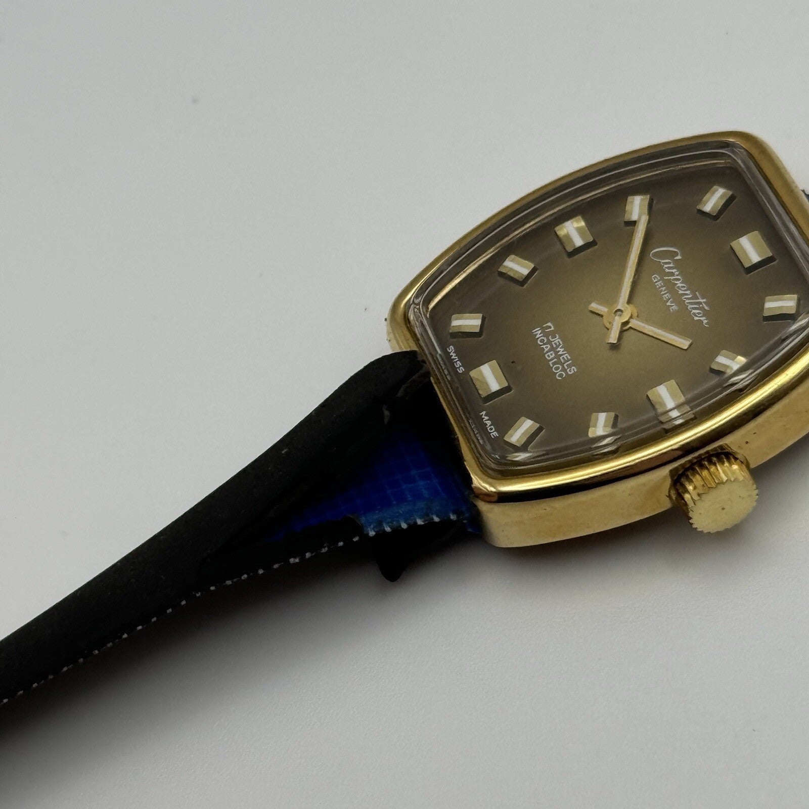 26mm Ladies New Old Stock Carpentier Geneve Manual Wind Watch WORKING TO SERVICE