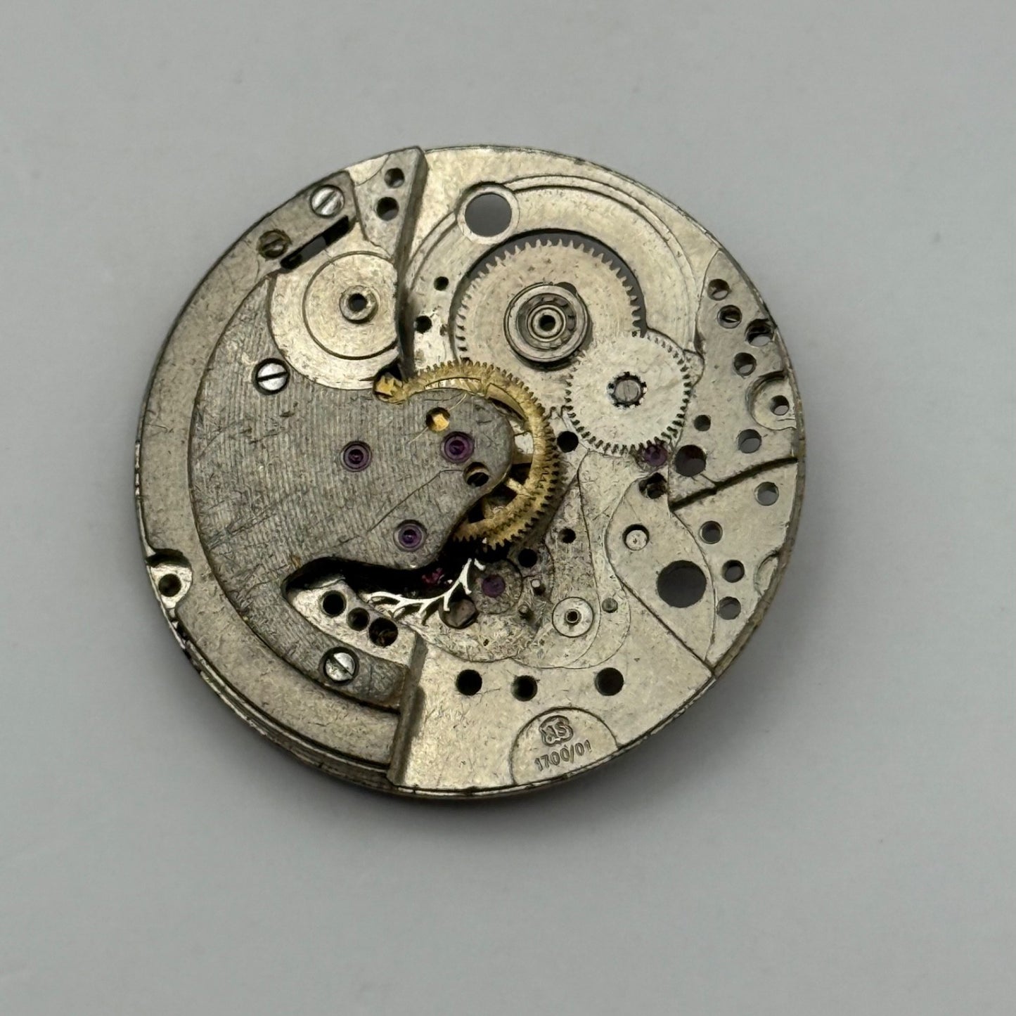 AS 1700/01 Watch Movement Automatic Vintage Swiss Incomplete Parts 25.9mm