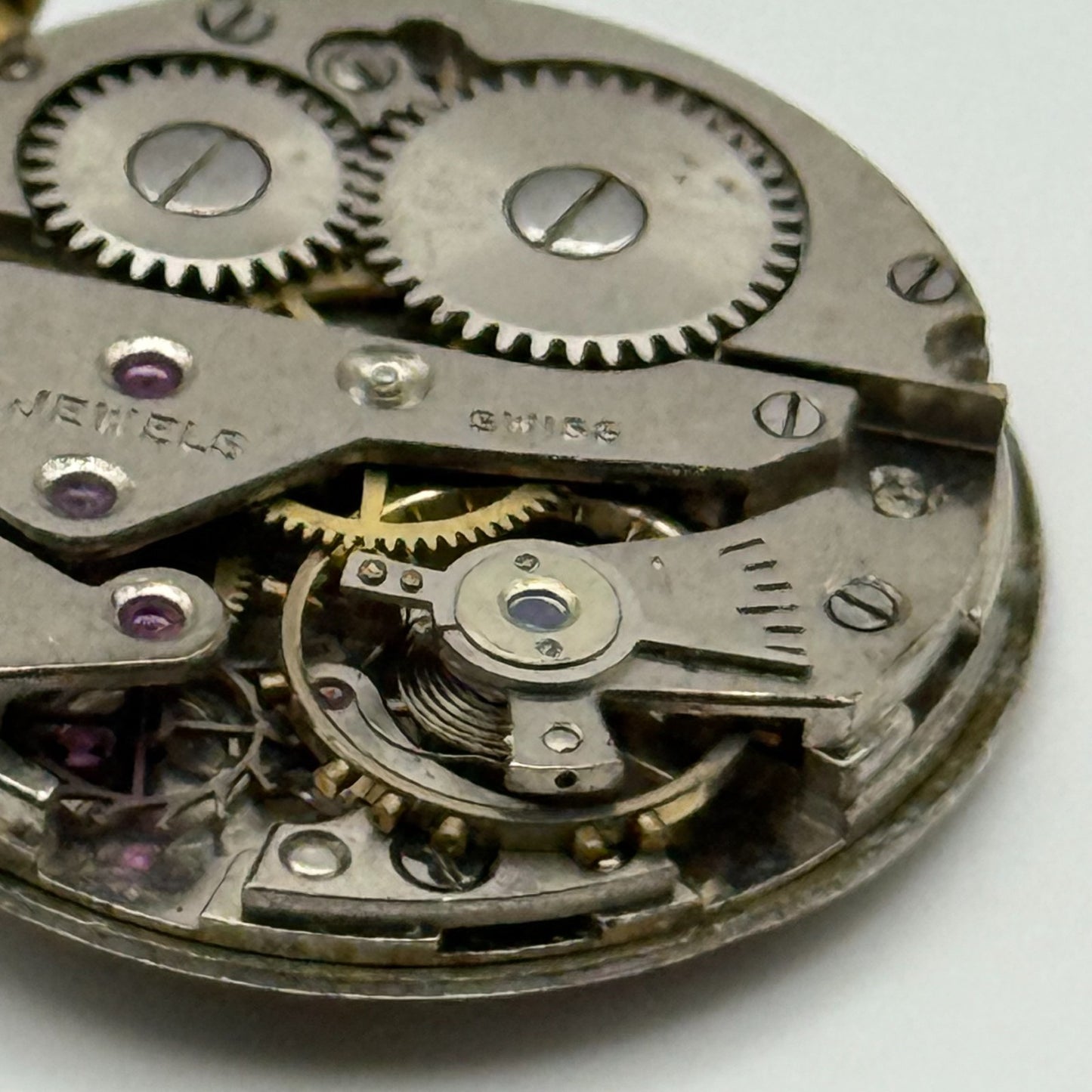 AS 1123 1124 Watch Movement Avia Manual Wind Vintage Swiss Parts Repair 25mm