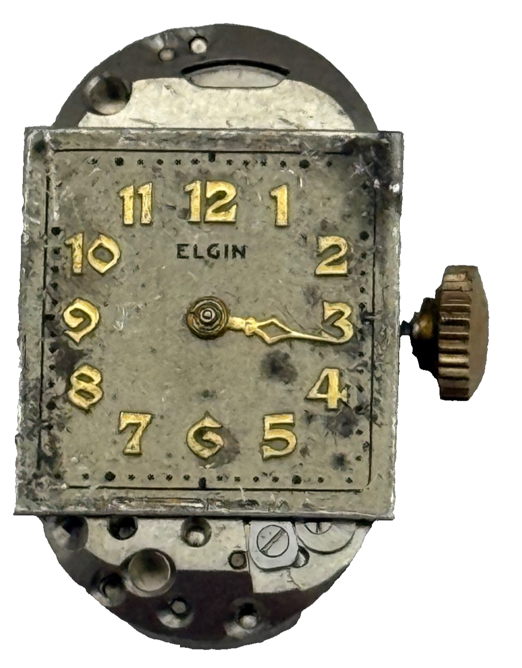 Elgin Grade 541 Model 2 Watch Movement 1951 21/0s American Parts Repair Ladies