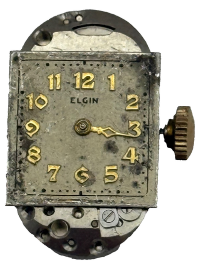 Elgin Grade 541 Model 2 Watch Movement 1951 21/0s American Parts Repair Ladies