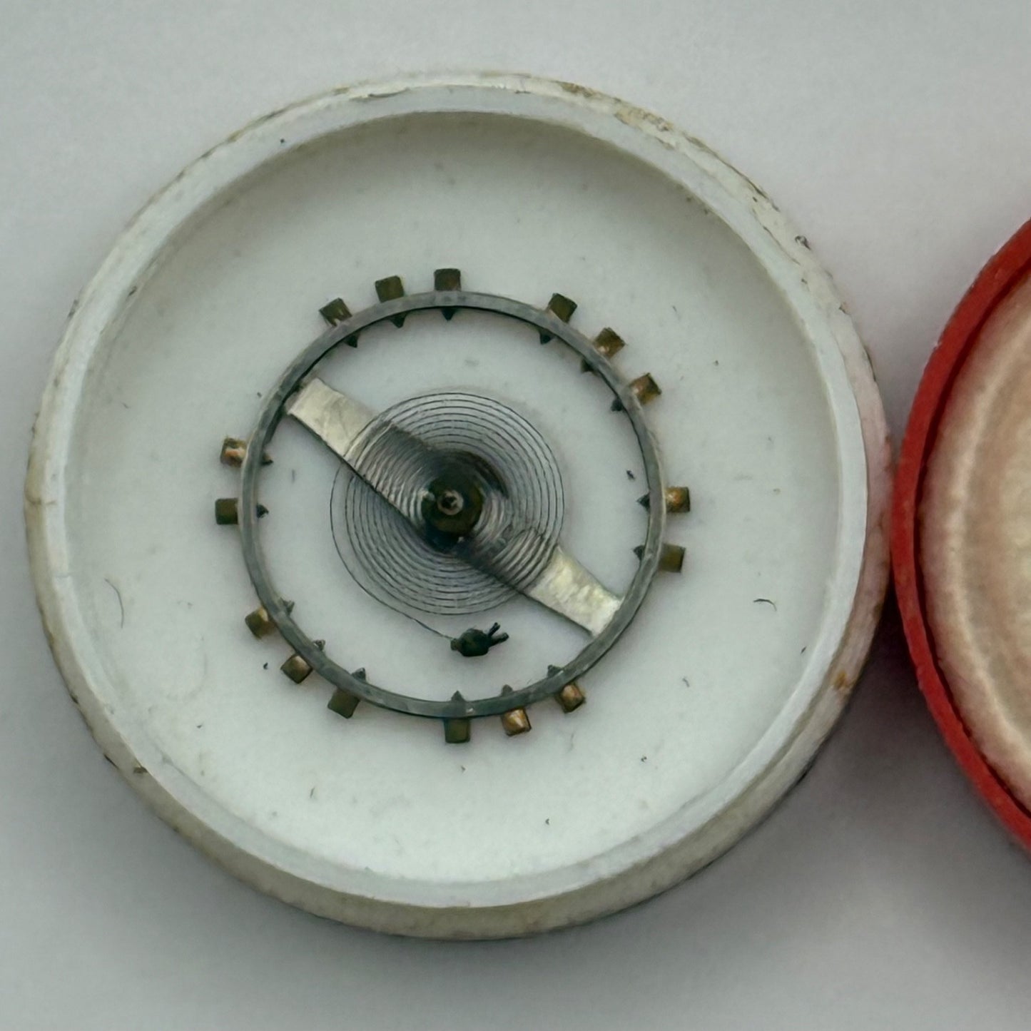 Felsa 690 Balance Wheel Complete And Spring Original Inca Watch Movement Parts 