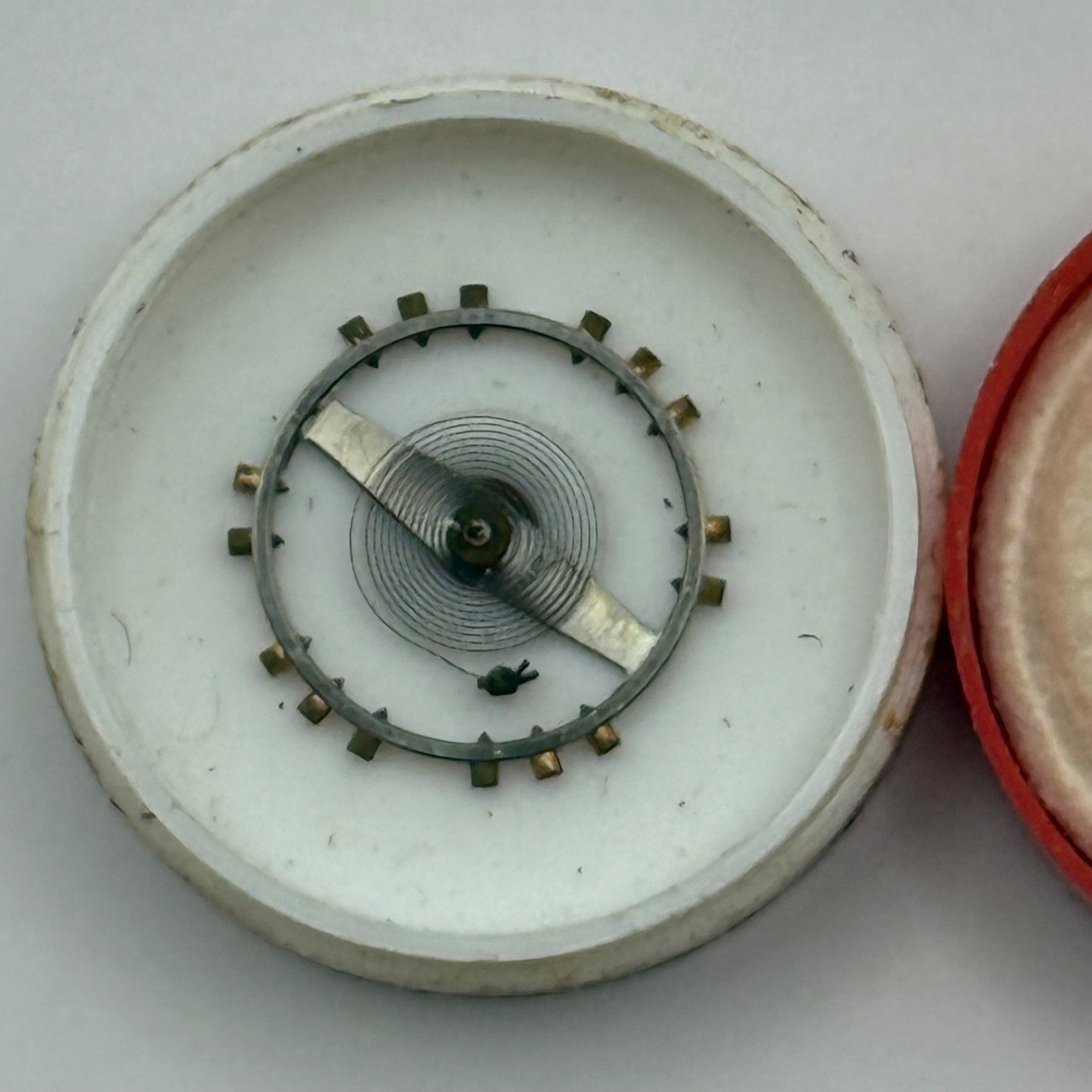 Felsa 690 Balance Wheel Complete And Spring Original Inca Watch Movement Parts 