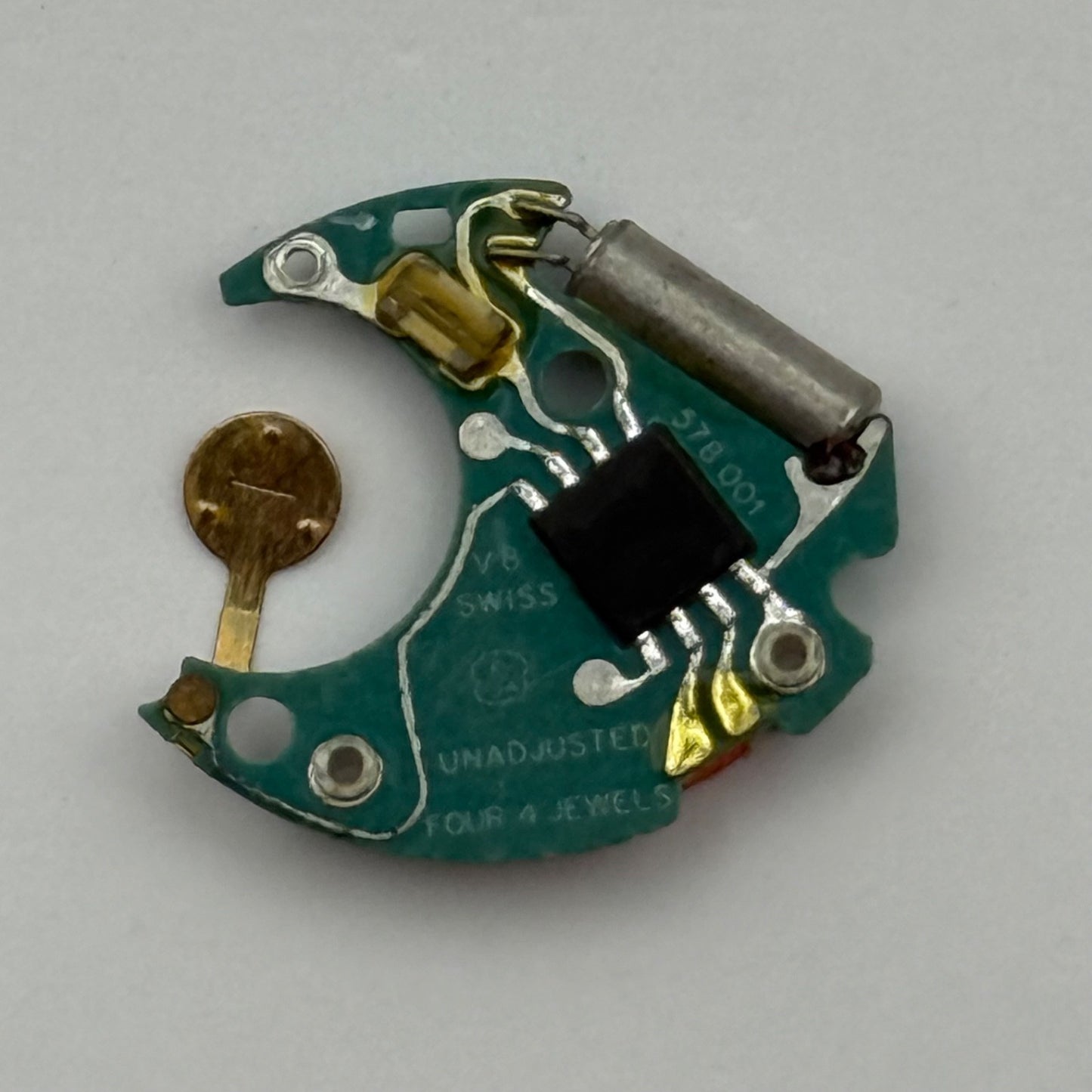 ETA 578.001 Quartz Watch Movement Incomplete Swiss Ladies Vintage Parts Repair