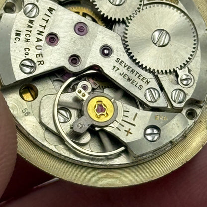30.6mm Vintage Wittnauer C11K Manual Wind Watch Movement Swiss PARTS REPAIR