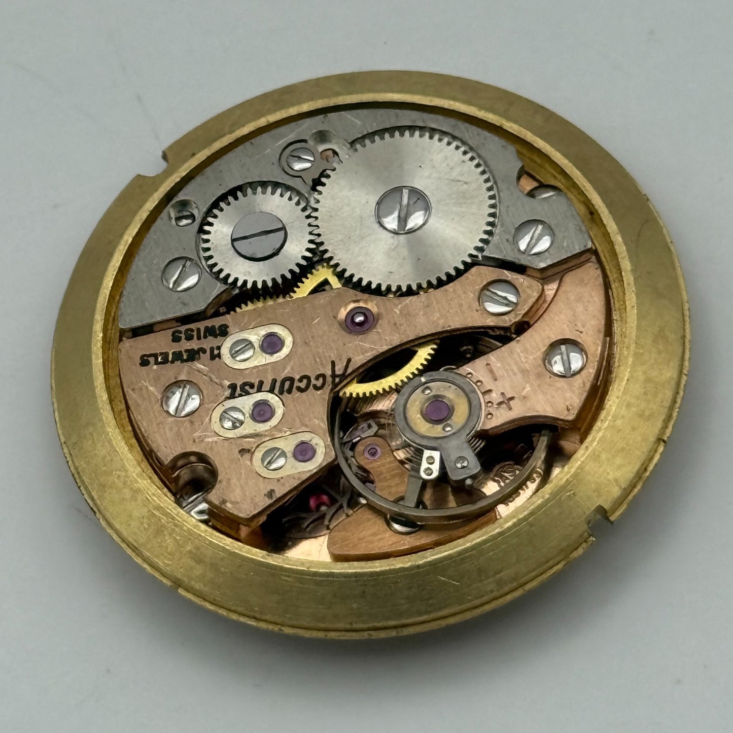 AS 1691/93 Watch Movement Accurist Manual Wind Vintage Swiss Parts Repair 30.3mm