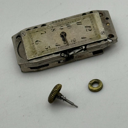 12.6mm Ladies Cyma 344.a Balance Ok Manual Wind Watch Movement Vintage PARTS