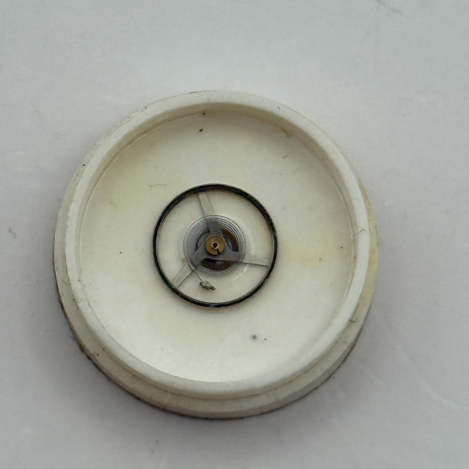 FHF 34-21 Balance Wheel Complete And Spring  1640 M Watch Movement Parts NOS