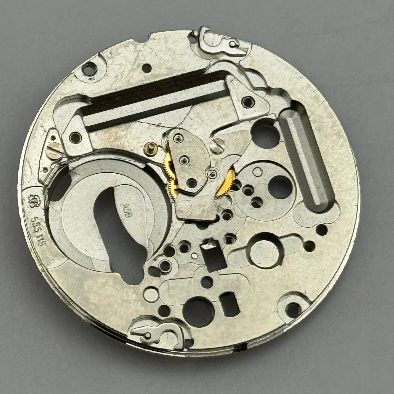 26.1mm ETA 555.115 Swiss 1 Jewel Quartz Partial Watch Movement Vintage PARTS