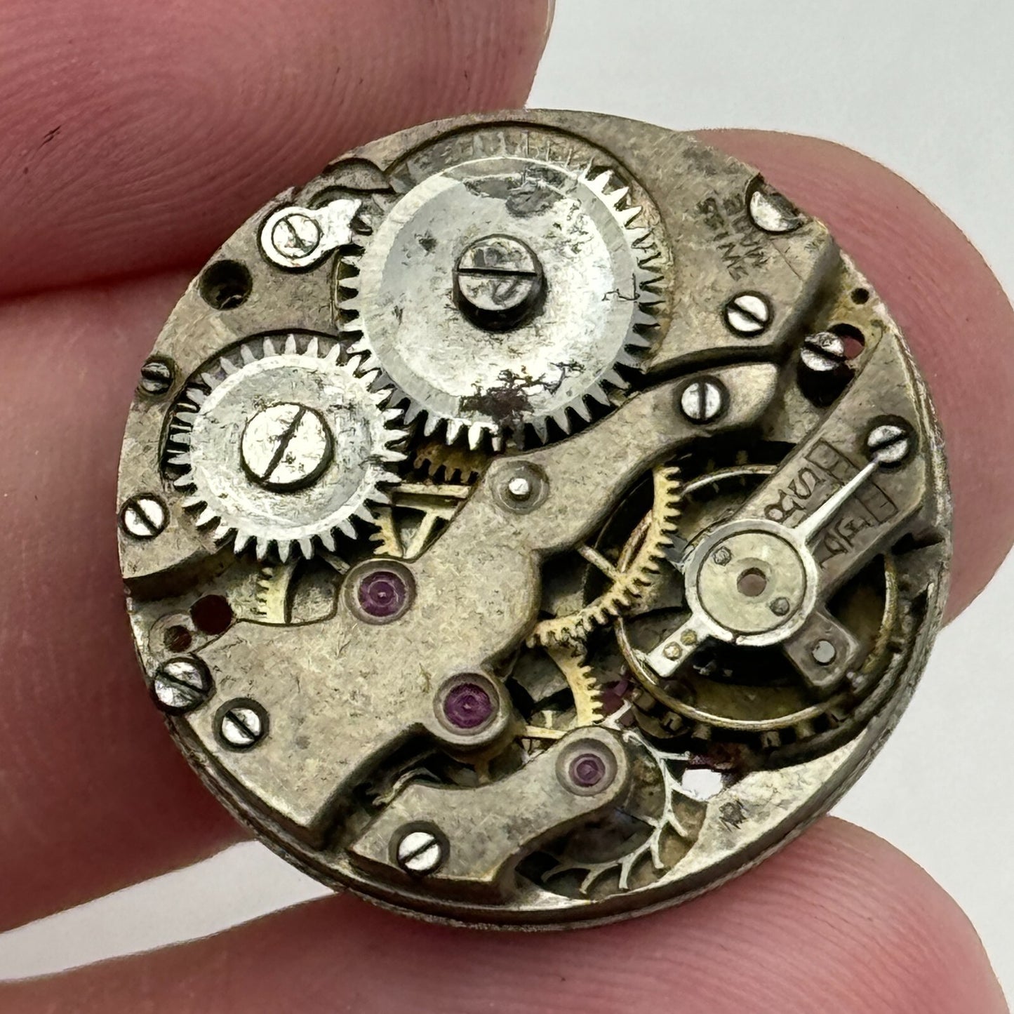 23.6mm AS A Schild Swiss Manual Wind Watch Movement Vintage PARTS SPARES