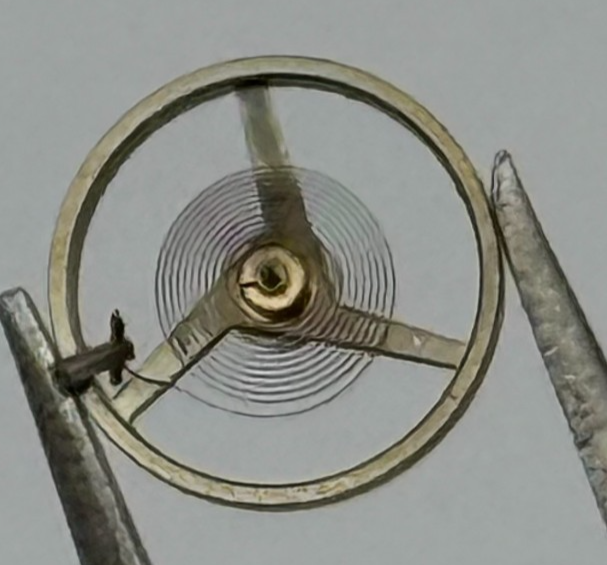 AS 1677 Balance Wheel Complete And Spring Inca 1414 M Watch Movement Parts NOS