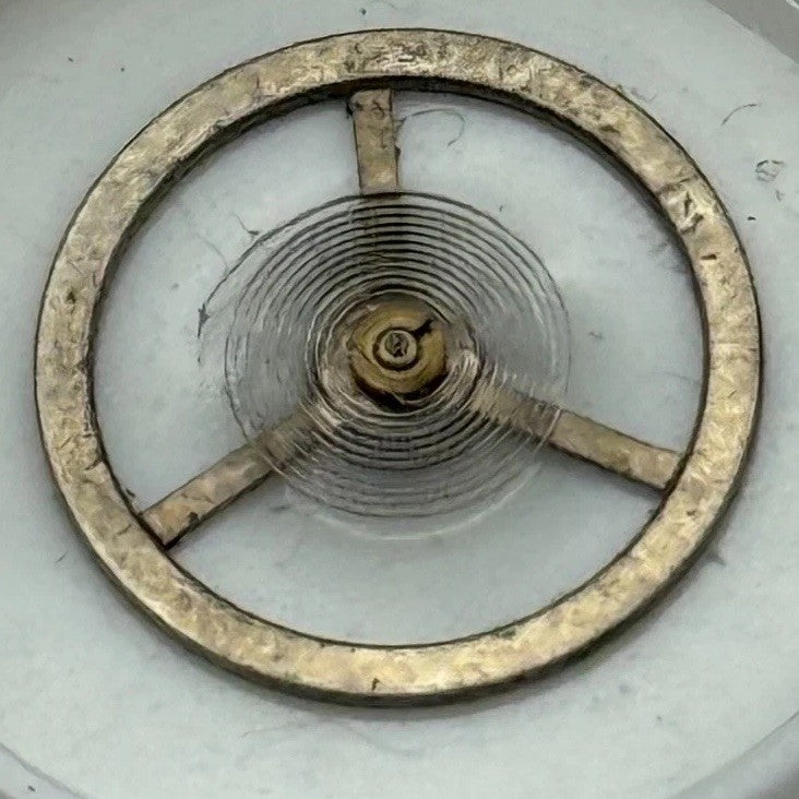 EB 8021 Balance Wheel Complete And Spring  10½’’’ 1253 Watch Movement Parts NOS