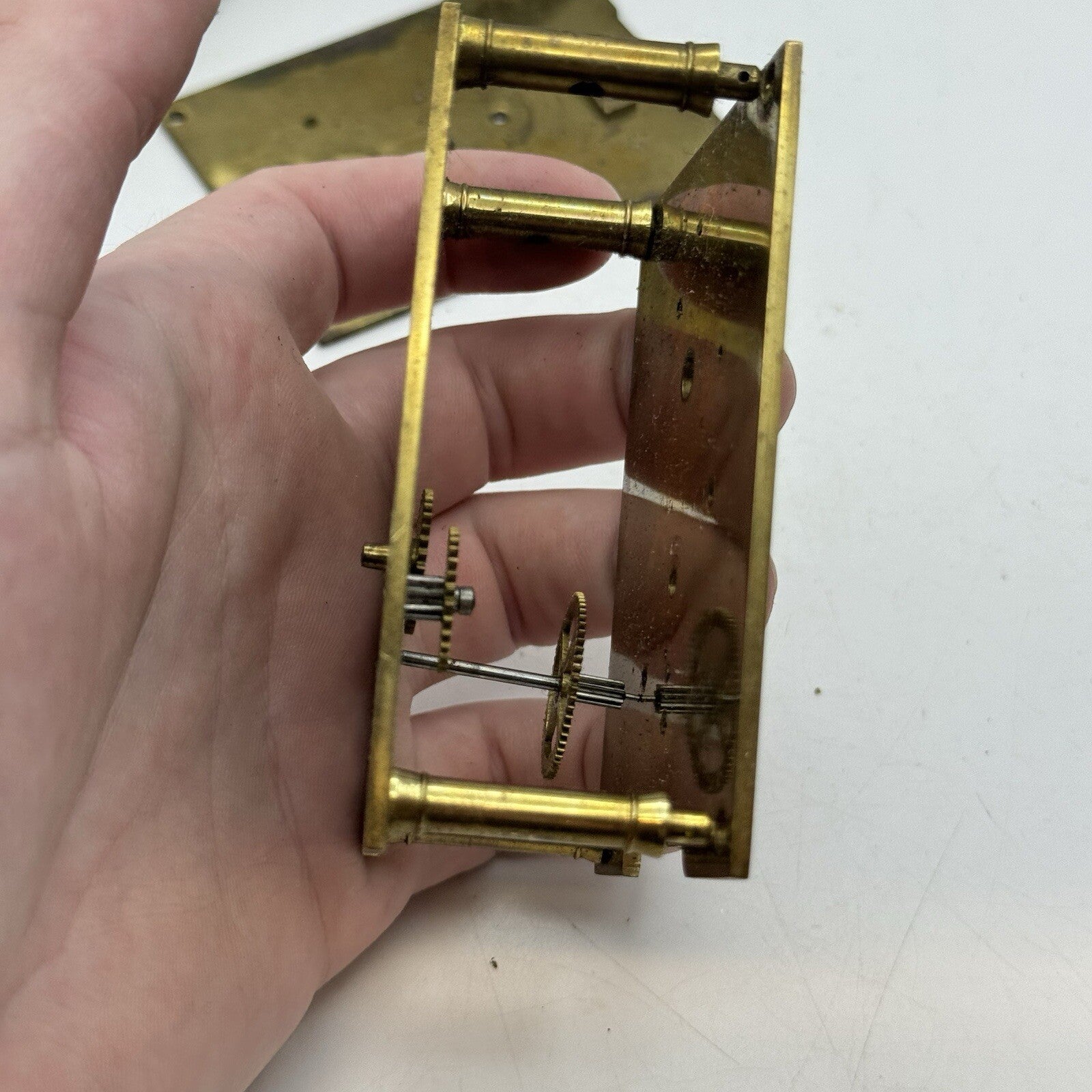 Unidentified Antique Clock Parts Unknown Origin Or Age See Photos Parts Repair