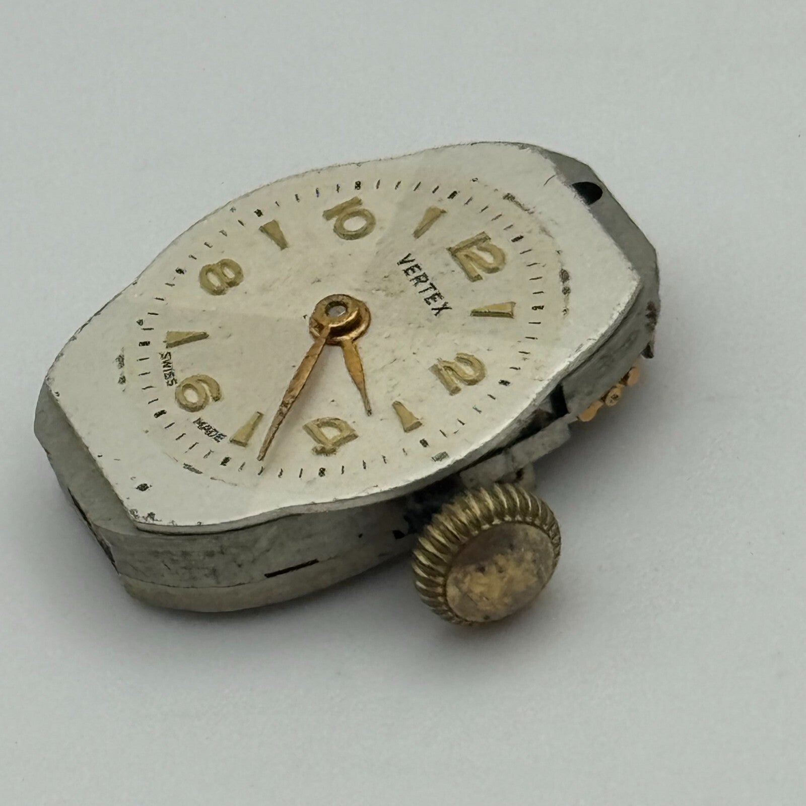 12.7mm Running Vertex Revue 85 Manual Wind 15 Jewels Swiss Watch Movement PARTS