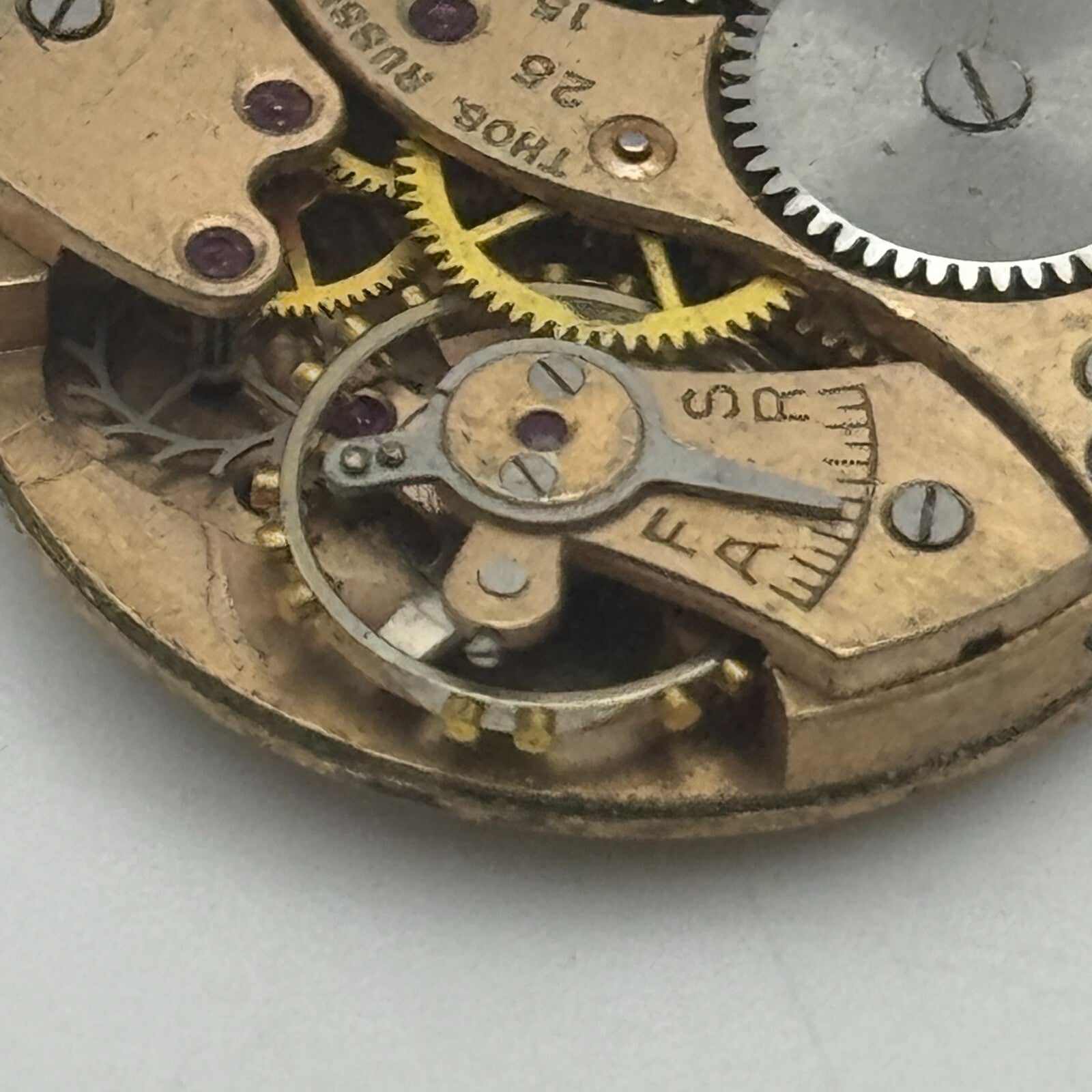 23.6mm Thomas Russell & Son Cal 25 Sub Seconds Manual Wind Watch Movement PARTS