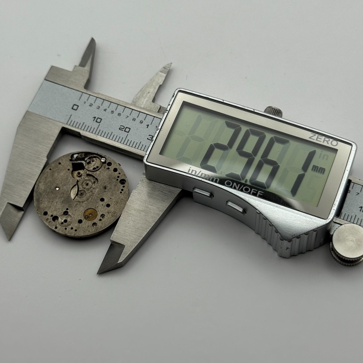 AS A Schild Trench Watch Movement Manual Wind Vintage Swiss Parts Repair 28.8mm