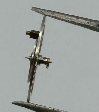 EB 8800 Balance Wheel Complete And Spring 12’’’ 1309 Watch Movement Parts NOS