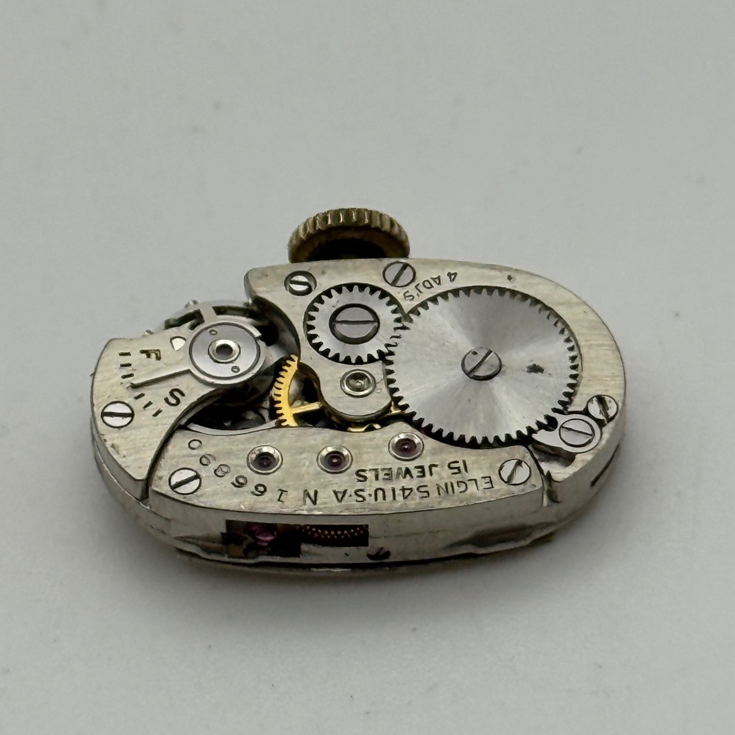 Elgin Grade 541 Model 2 Watch Movement 1951 21/0s American Parts Repair Ladies