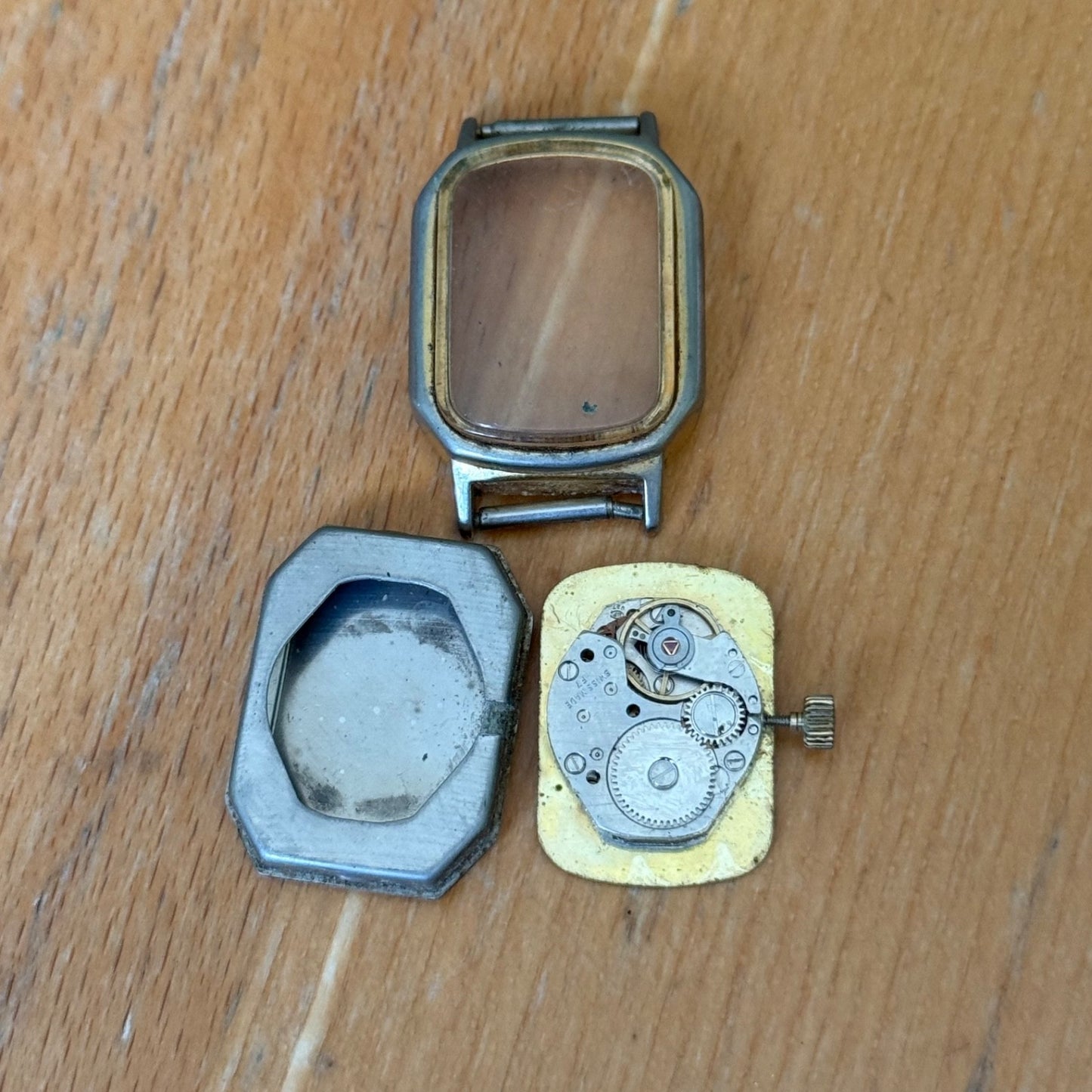 21mm Vintage Ingersoll BFG 927 Art Deco Style Swiss Manual Wind Watch FOR PARTS