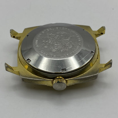 35mm Vintage Gents Aseikon 23 Colombo Style Day Date Watch Head TO RESTORE